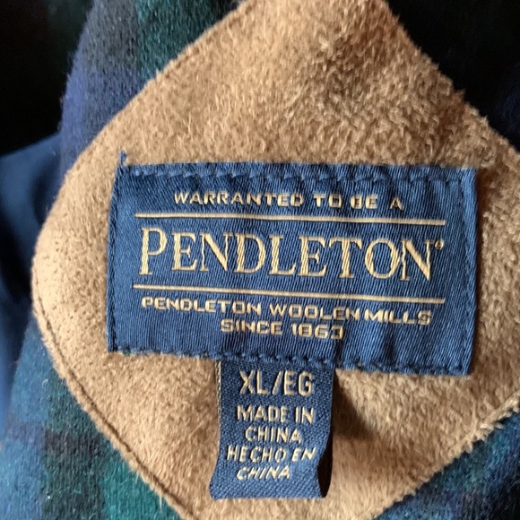 Pendleton Fuzzy Sherpa Deep Pile Full Zip Teal Jacket, size XL - Picture 2 of 11